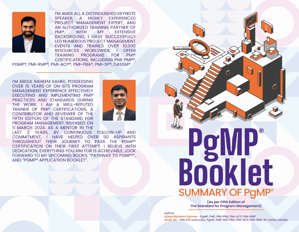 Program Management Professional (PgMP)® Booklet - aamerali We provide ...
